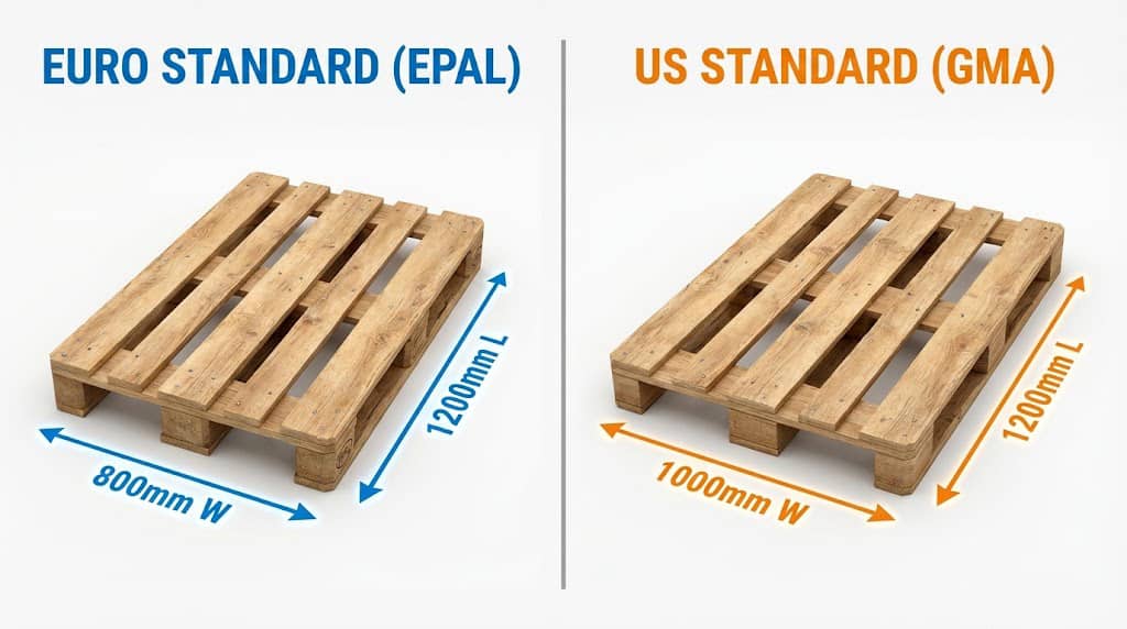 ISPM 15 Pallet Requirements 2026: Euro vs. US Standard Guide