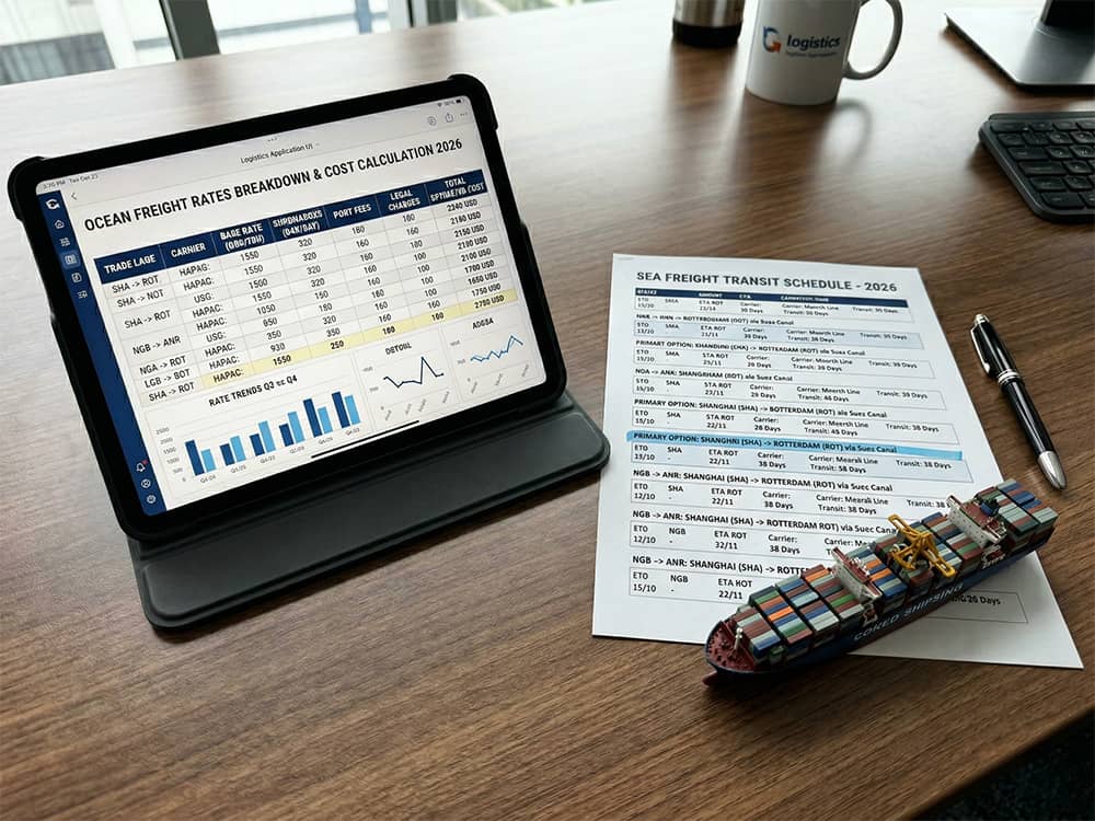 Freight Tariff Rates Example Shipping Resources | Guides, Rates, Transit Times & Import Tools