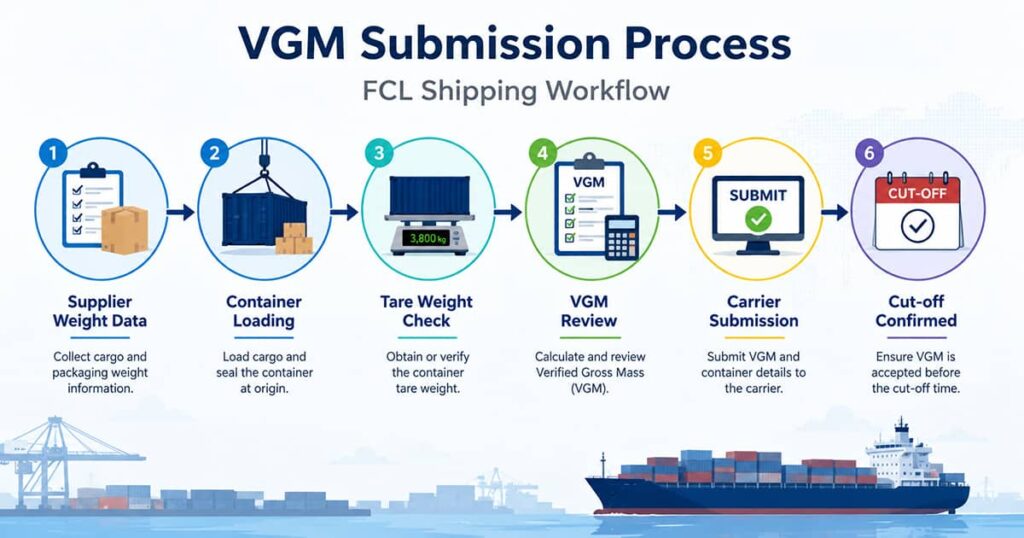 VGM Submission Process Shipping: Avoid Weight Errors